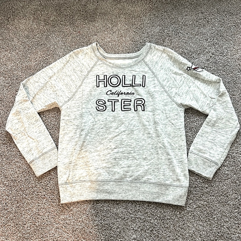 Hollister college style Logo Sweatshirt M
